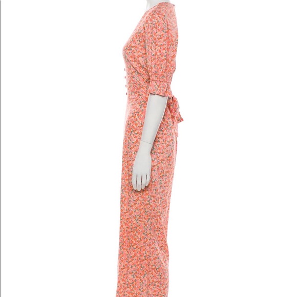 Faithful The Brand Floral Print Plunge Neckline Jumpsuit - Picture 2 of 4